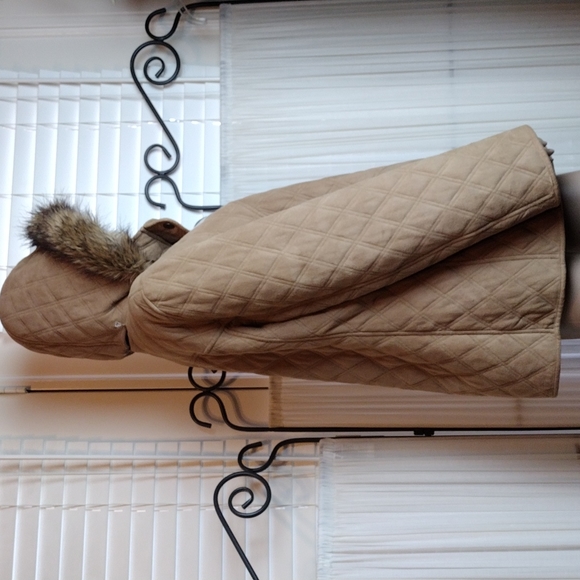 Gallery Quilted Hooded Coat Large - Picture 3 of 16